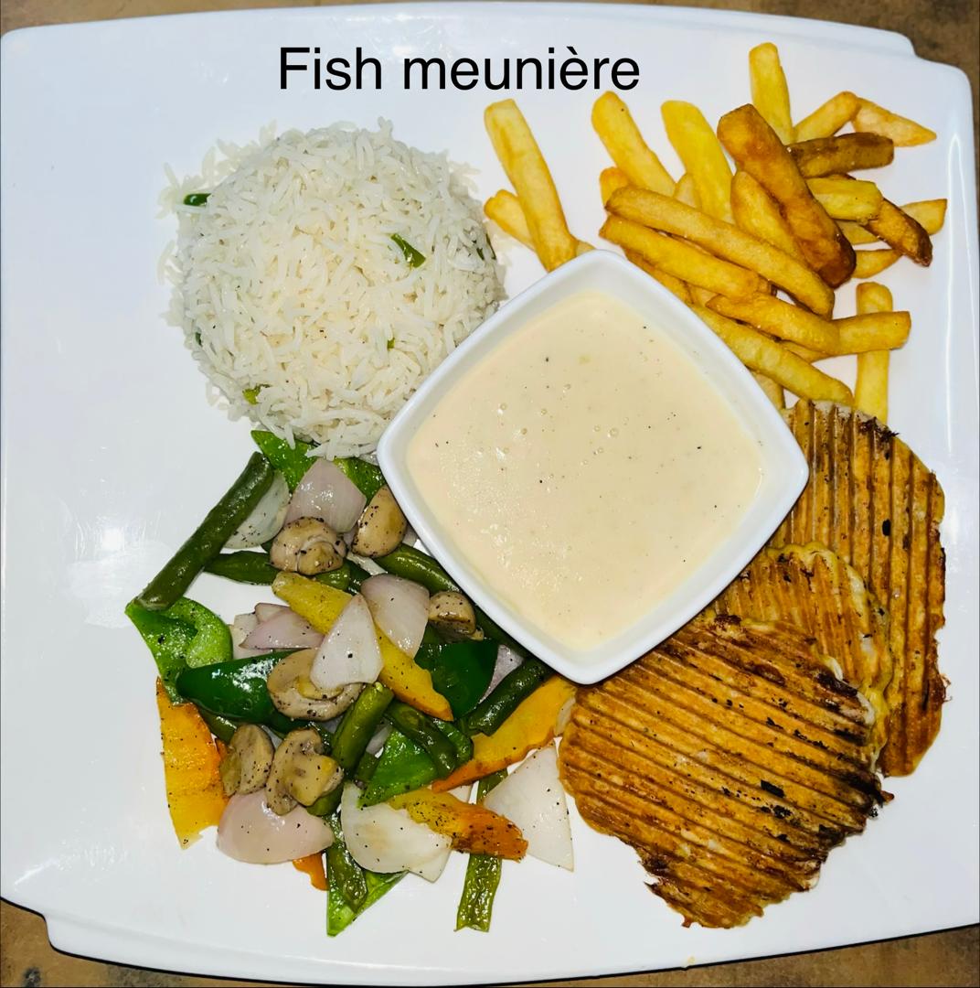 Fish meniere with lemmon butter sauce