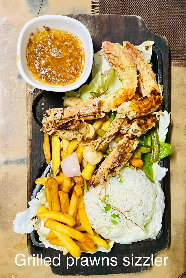 Grilled Prawns sizzler