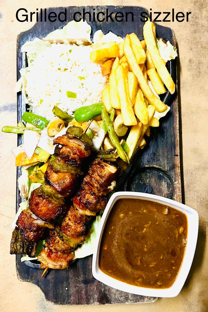 grilled mutton sizzler