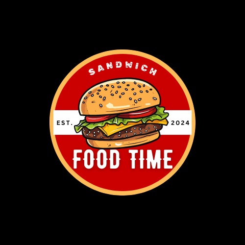 Logo Sandwich Food Time