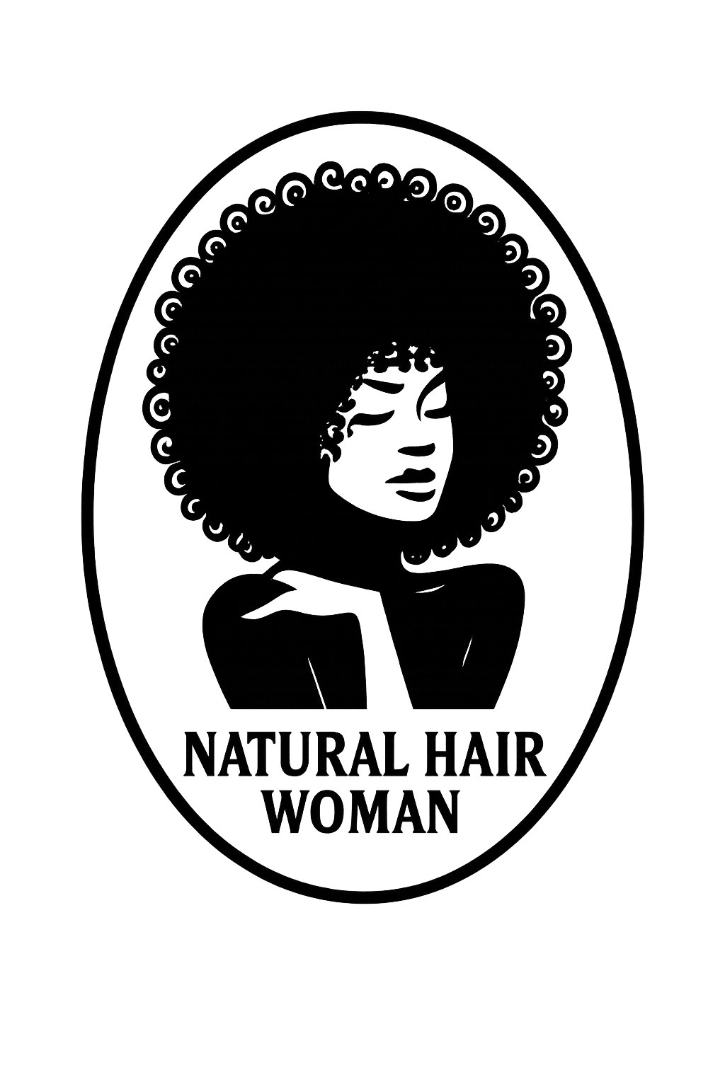 Logo Natural hair woman